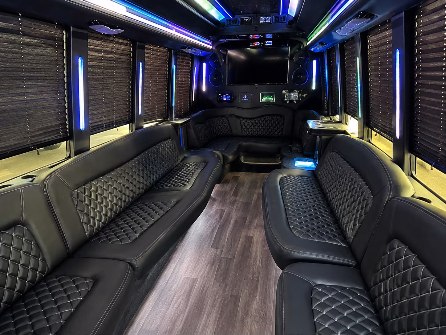 a party bus is the perfect way to celebrate before the ceremony in little elm