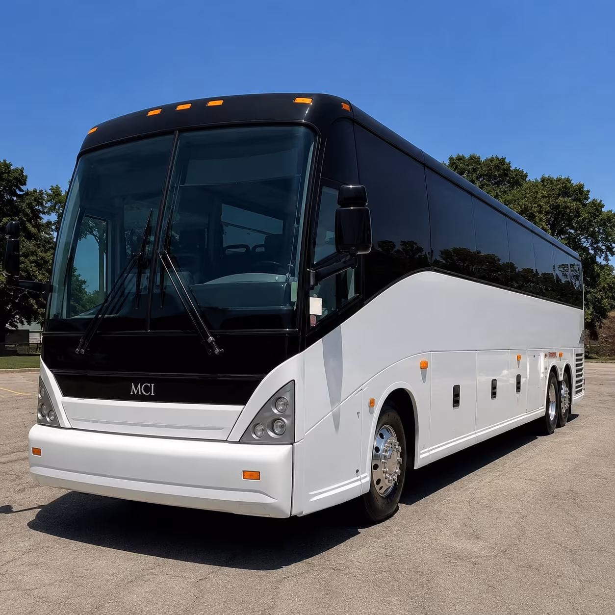 addison charter bus rental exterior