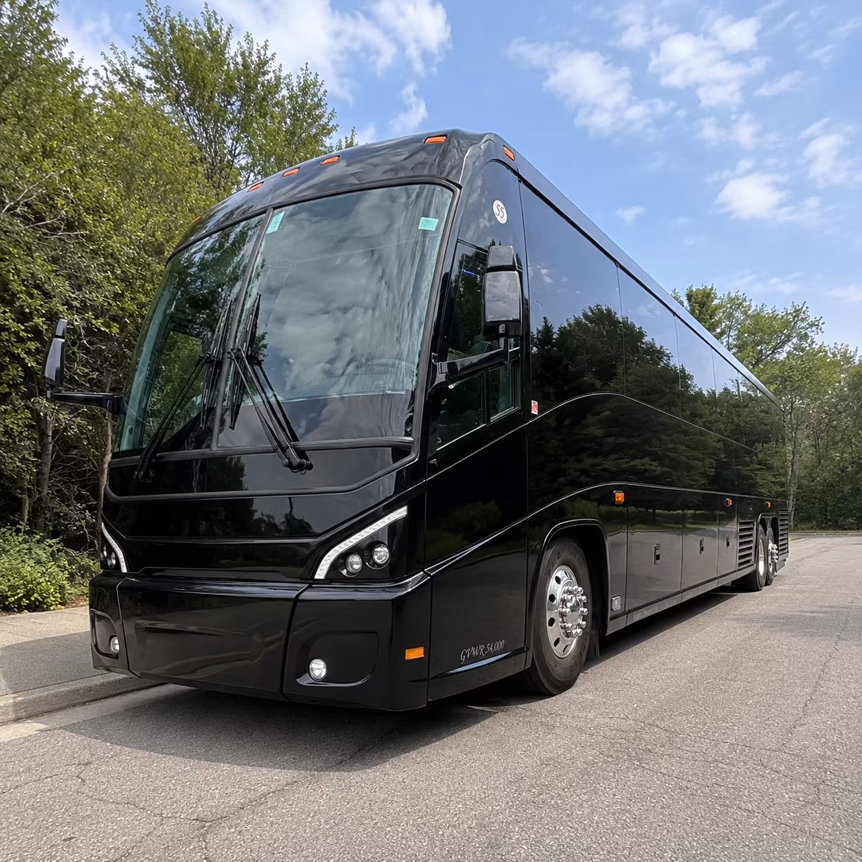 denton long distance charter bus rental