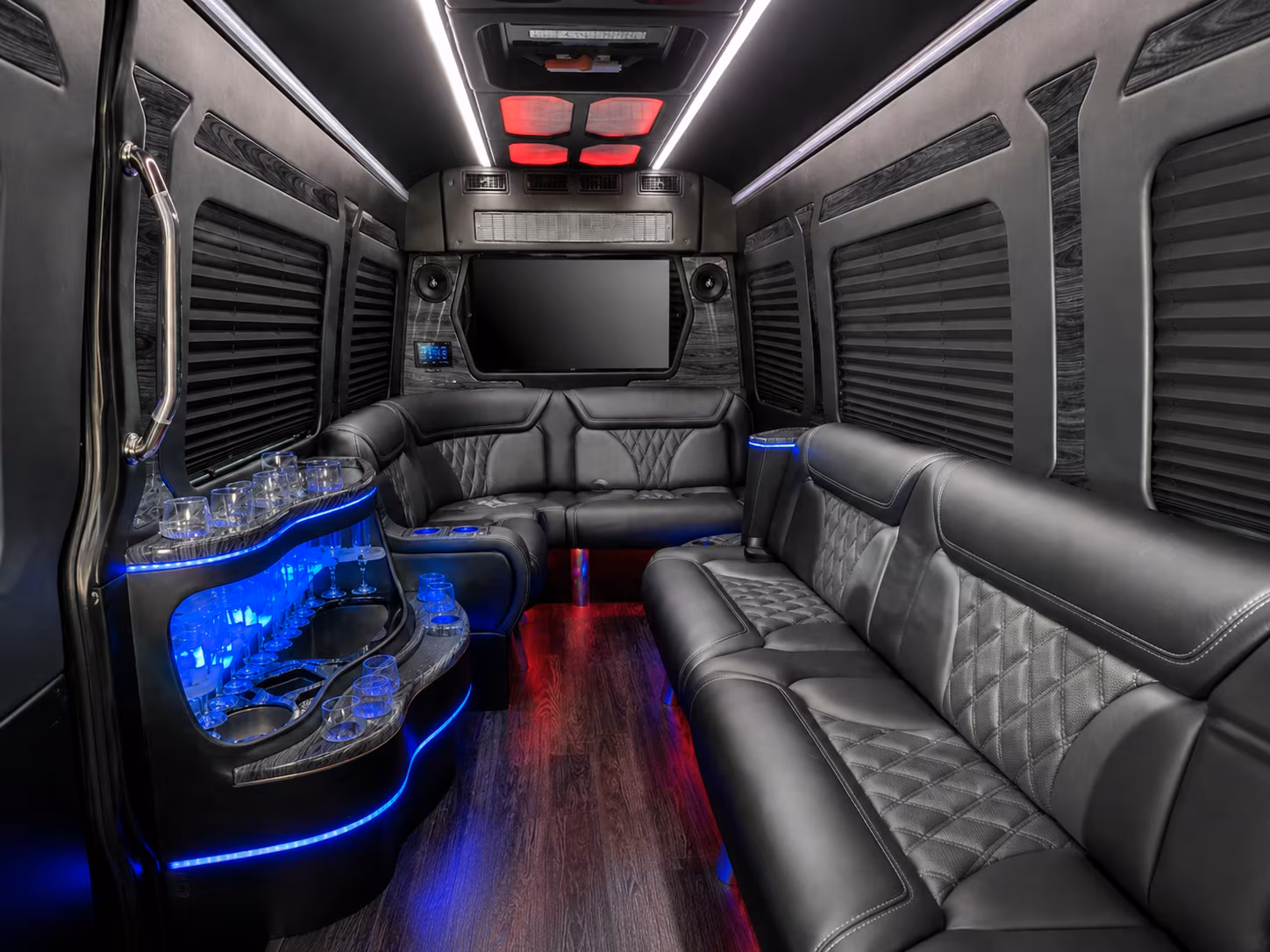 lewisville airport shuttle bus rentals