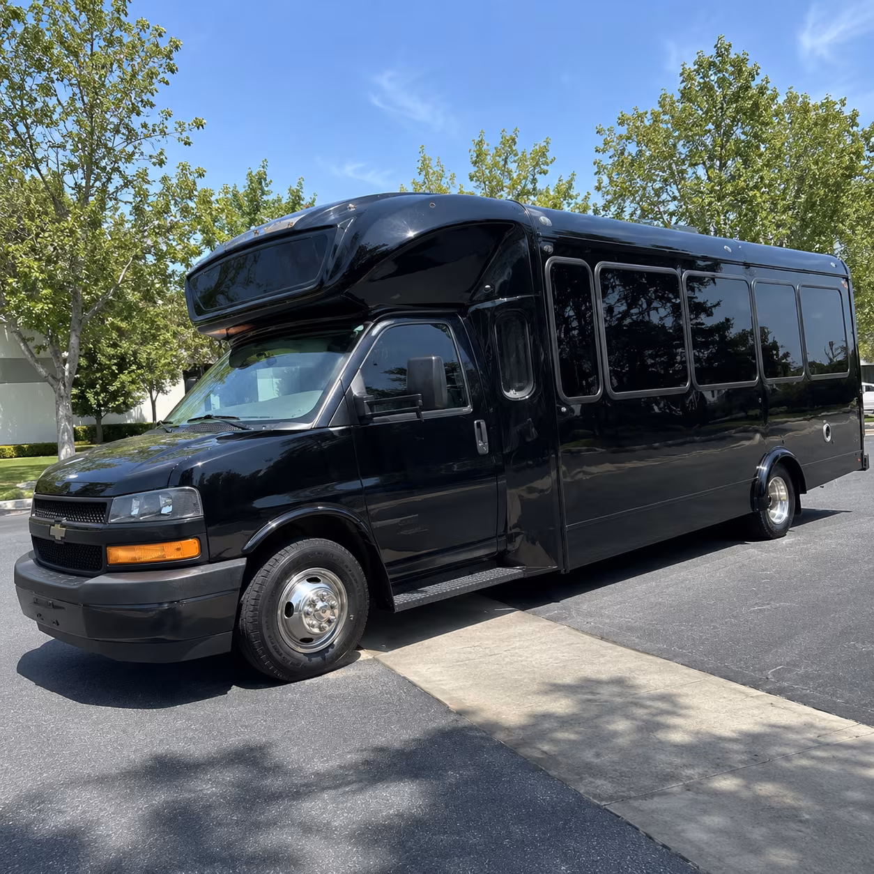 little elm 15 passenger party bus
