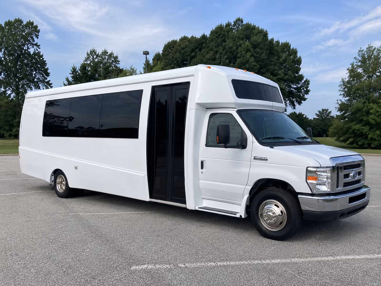little elm 18 passenger party bus