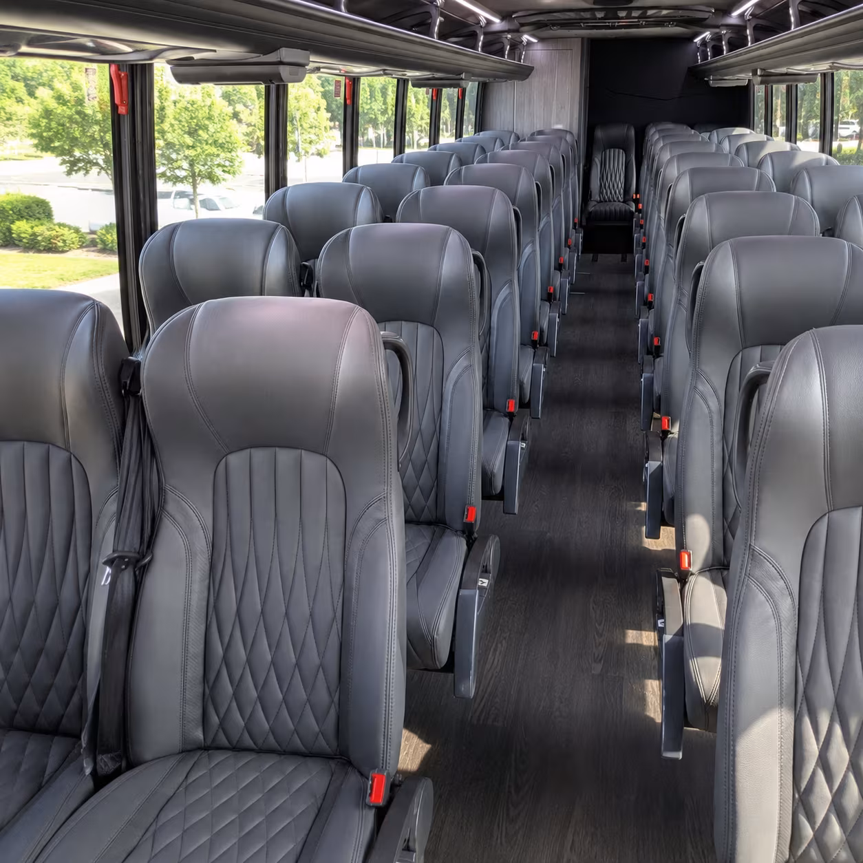 little elm wedding transportation onboard seating