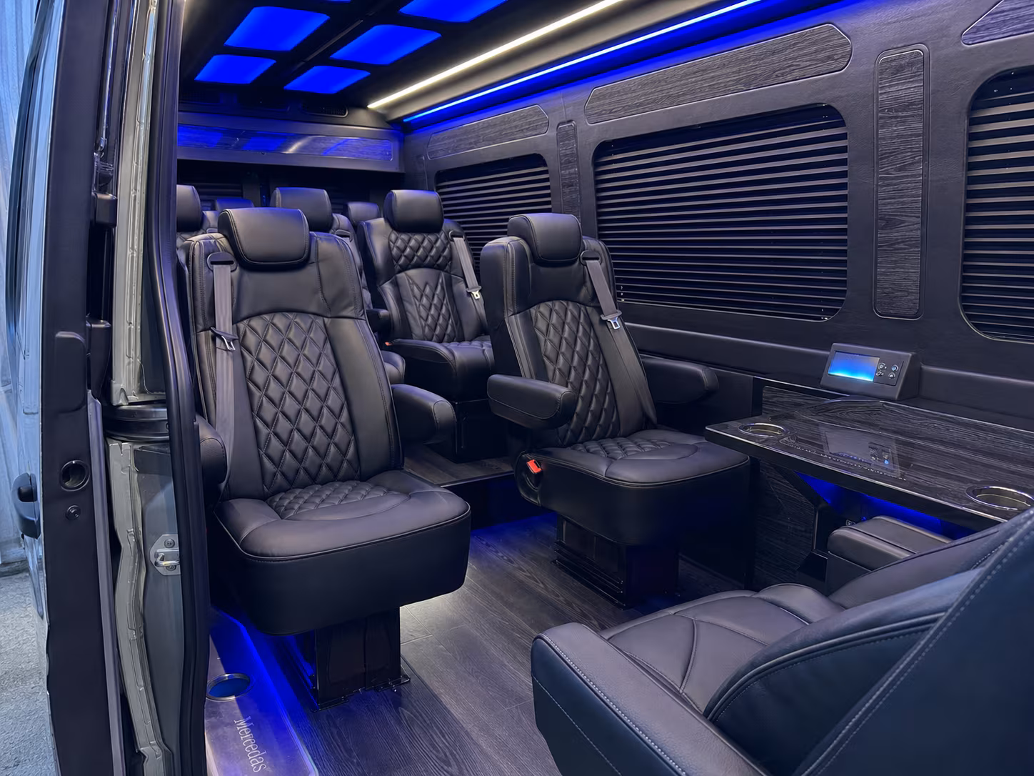 sprinter van transportation for groups and events across little elm