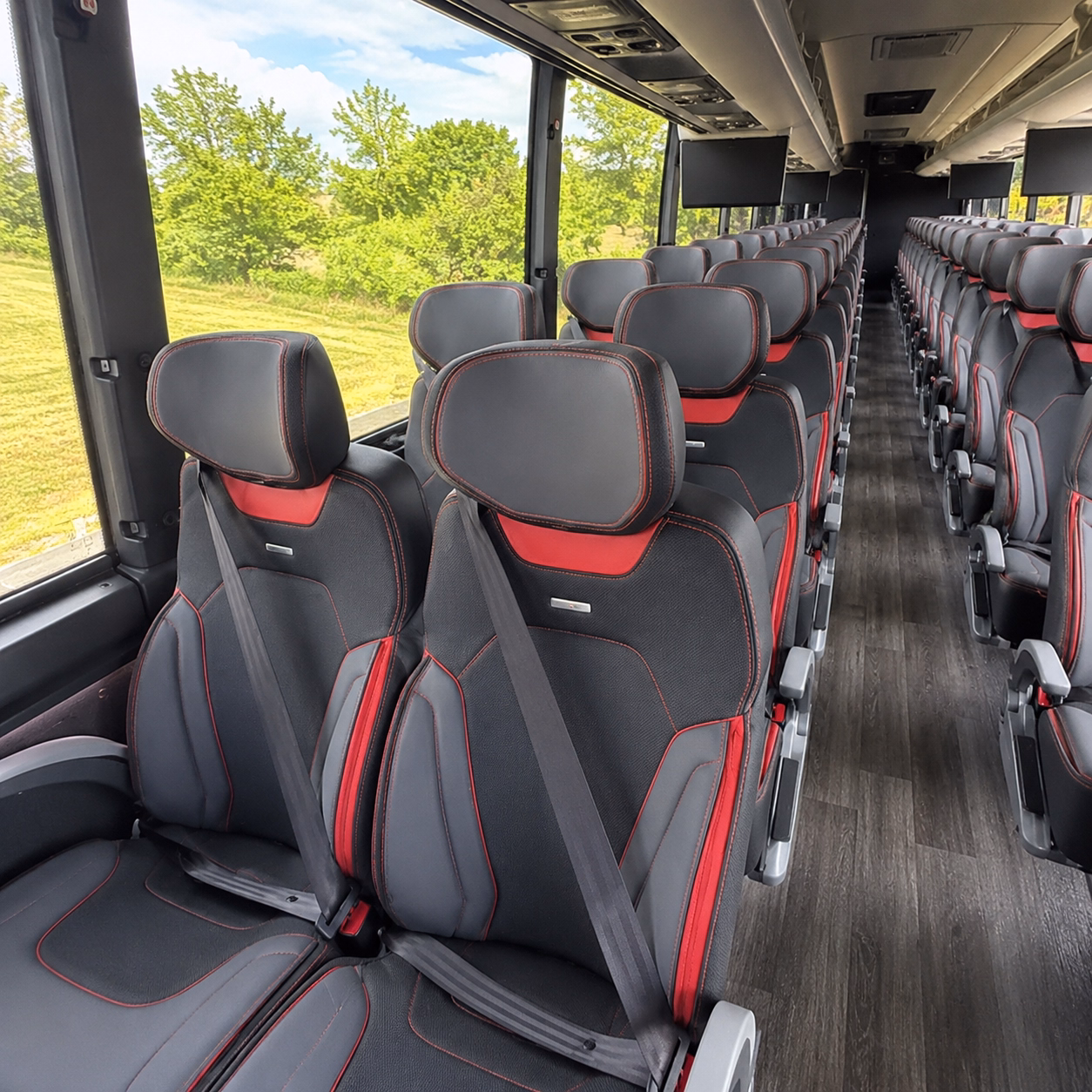through a network of bus companies you get more options for every concert night