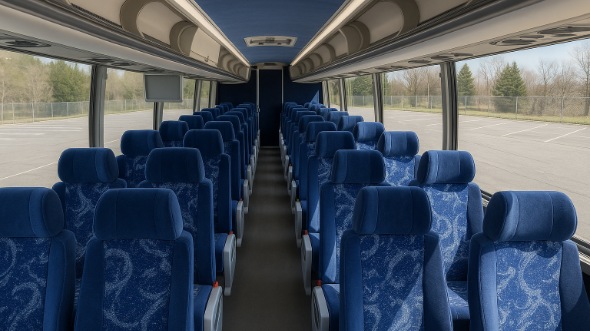 little elm 54 passenger charter bus rental