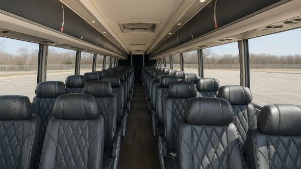 little elm 56 passenger charter bus rental